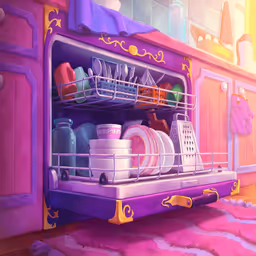 Dishwasher background