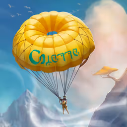 Parachute background