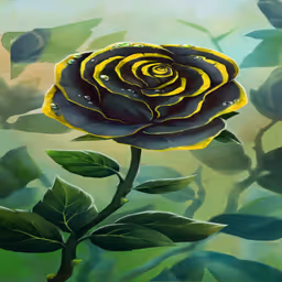 Black Rose background