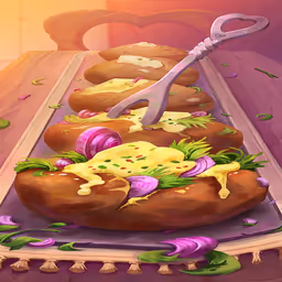 Baked Potato background