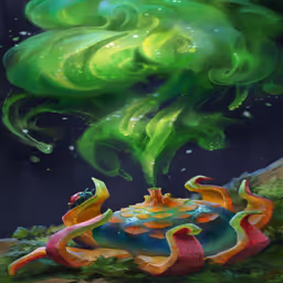 Fungal Spores background