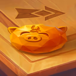 Orange Piggles R background