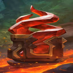 Flamecoil Gem background
